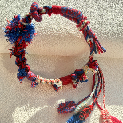 藏式手工编织手绳多彩棉线混编搭配精美时尚简约节日礼物会员礼