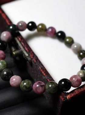 天然碧玺手链8mm