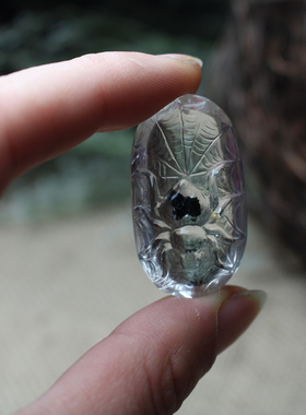 天然绿幽灵象形动物吊坠项链全包裹收藏男女礼物转运吉祥物