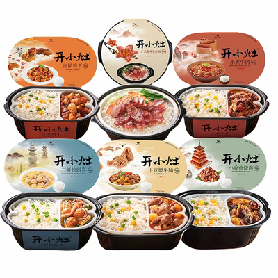 统一开小灶6种口味自热米饭