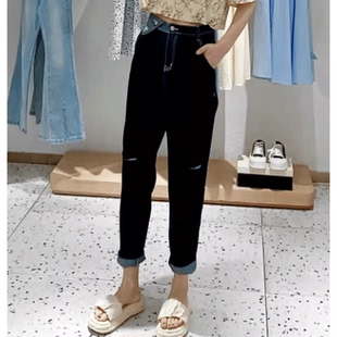 duoyi2023夏季新款时尚休闲百搭牛仔裤37DX216080