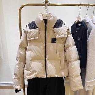 90白鸭绒连帽短款 正品 羽绒服39BD939121原798 新款 朵以2024冬季