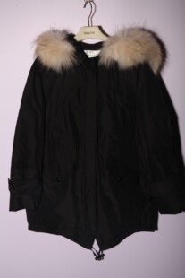 朵以专柜2020冬季新款轻奢大帽子毛领中长款休闲羽绒服34td930106