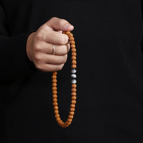 五瓣小金刚手持手串天然原籽原桩