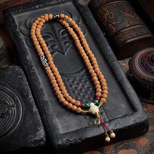 金蟾小金刚菩提手串佛珠雕刻