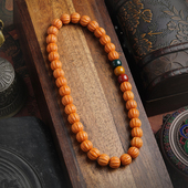 京八棱核桃猴头手串男女文玩配饰阿拉善玛瑙正品 盘玩手持手链佛珠