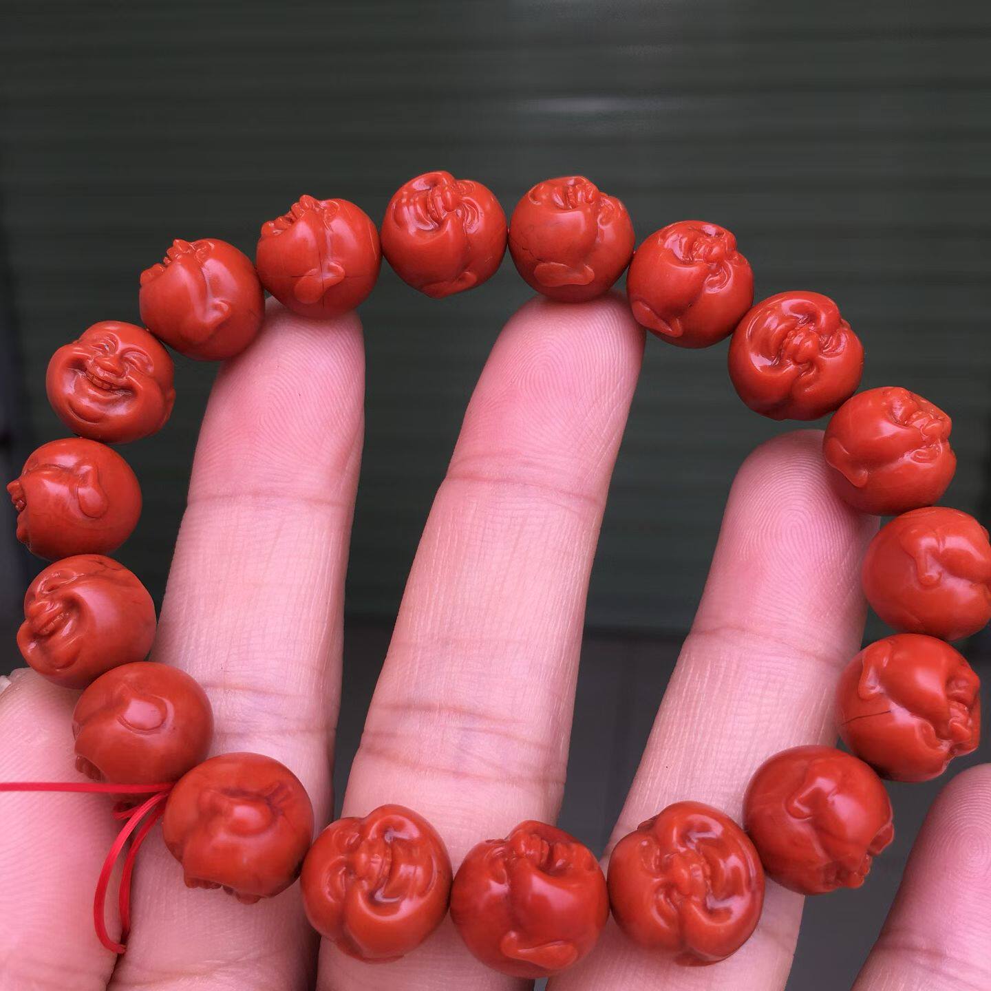 南红玛瑙天然南红玛瑙手串佛珠多圈满肉本命年手链火焰纹108