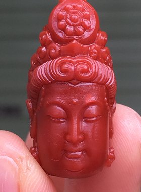 天然南红玛瑙原矿冰飘花观音头吊坠项链锁骨链瓦西料柿子红项链