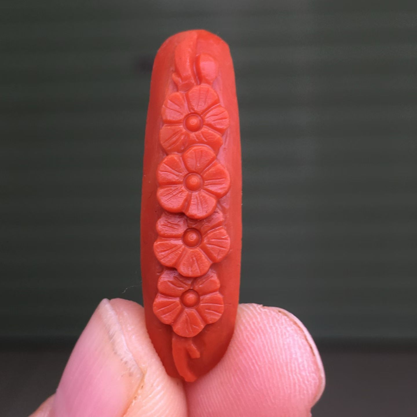 南红玛瑙天然南红玛瑙梅花手牌手链雕刻满色满肉