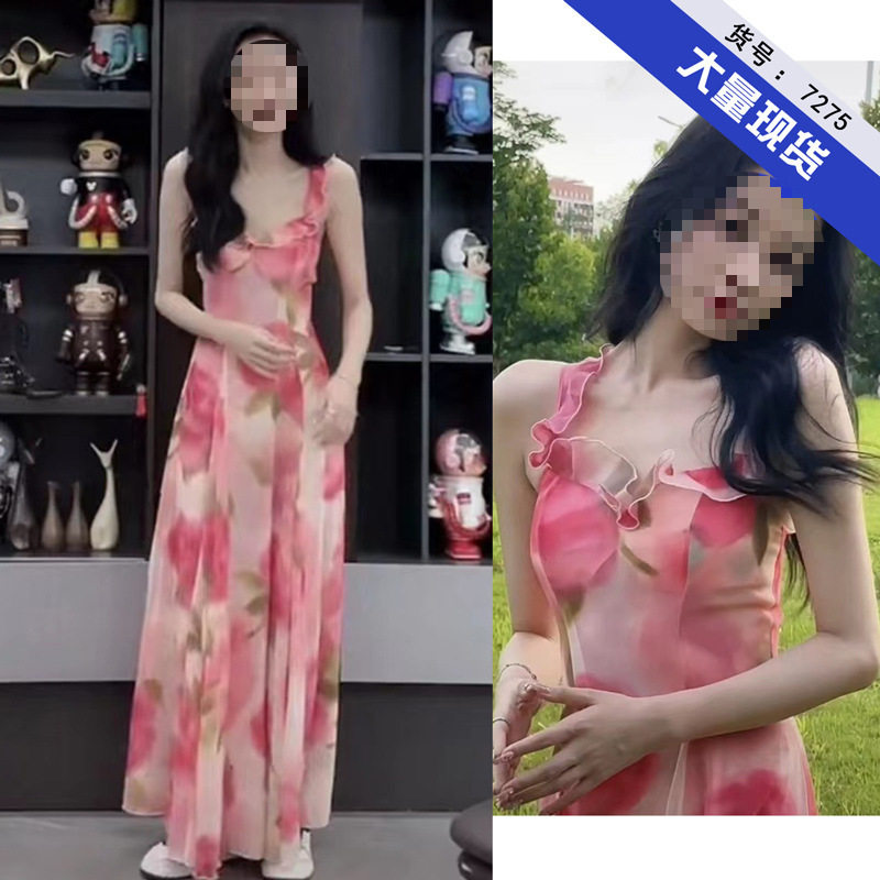 长期现货2025夏孙怡明星同款海边