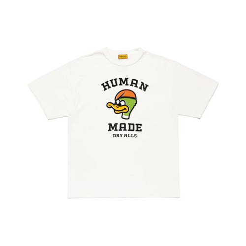 HUMAN MADE FW26  迷彩动物图案经典斜纹短袖T恤 男女同款