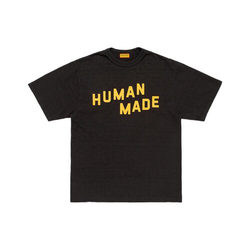 HUMAN MADE SS26 纯棉上衣 经典logo印花宽松短袖T恤 男女同款