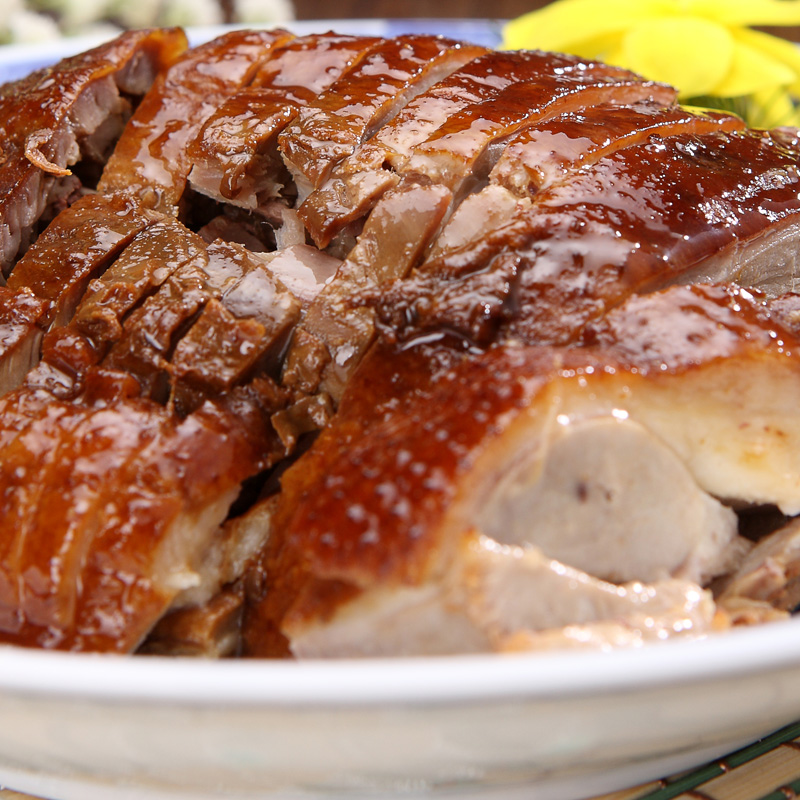 Jiaxing special sauce duck Family vacuum packaging ready-to-eat braised sauce plate duck delicious 400g cooked duck meat