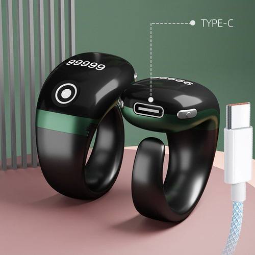 跨境S7Pro可换戒托OLED显示屏APP触控计数器多通道计数指环款戒指