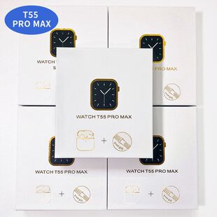T55PROMAX二合一运动智能手表 蓝牙耳机蓝牙通话计步信息提醒手环