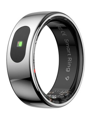 R08(QRING)防水触控体温睡眠血氧心率拍照音乐控制亚马逊智能戒指