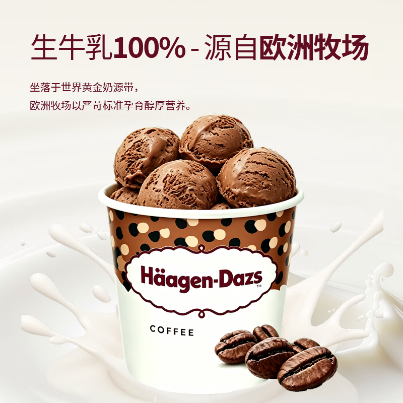 哈根达斯咖啡味冰激淋460ml/盒*2