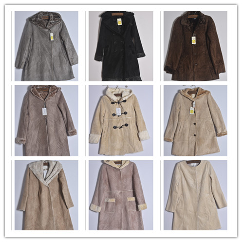 中长款麂皮外套古着百搭麂皮绒