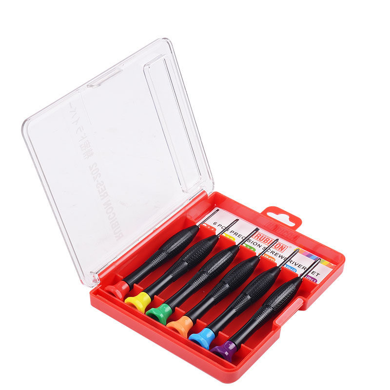 로빈 후드 일본 수입 정밀 드라이버 세트 시계 소형 드라이버 드라이버 십자형 6종 세트