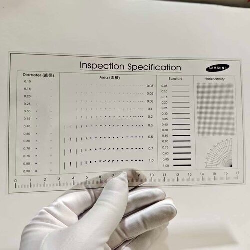 Inspection Specification污点测试卡点规异物菲林片适用于三星