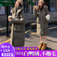 韩版 雅鹿中长羽绒服女2025冬季 新款 连帽加厚防寒保暖宽松休闲外套