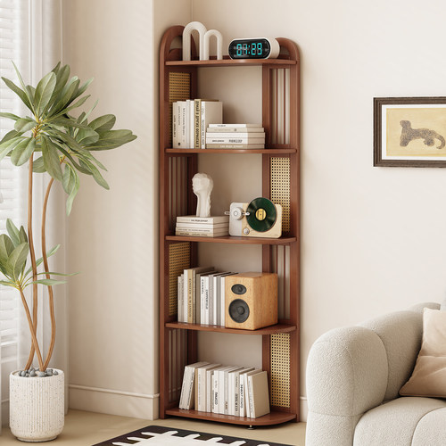 北欧复古小户型角柜收纳架