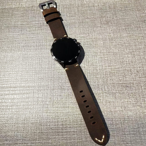 手工表带整皮GT疯马皮表带