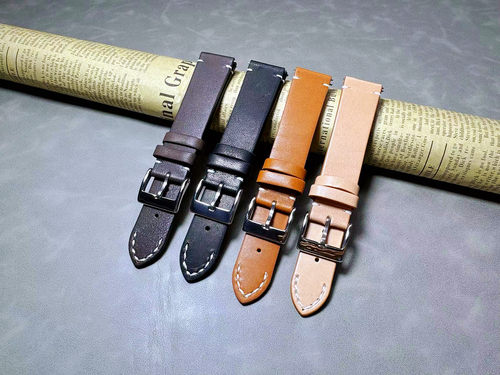 快拆手表带GT4牛皮158小方块