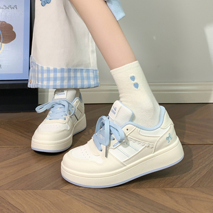 回力女鞋厚底小白鞋女2026春季新款百搭小众配裙子休闲板鞋运动鞋