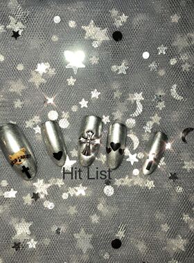Hit List#独家原创teddy镜面假指甲贴片日系特价不撞款彩妆指甲