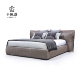 卡佩洛高端轻奢现代意式 极简高奢大平层别墅卧室真皮主卧双人大床