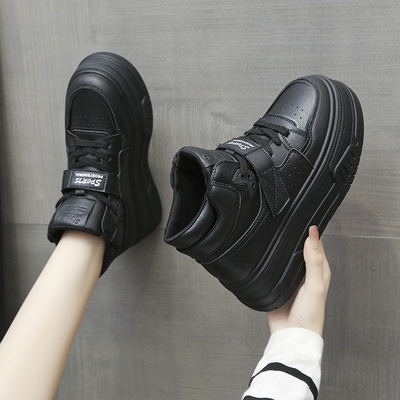 欧洲站厚底高帮鞋女运动休闲板鞋