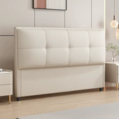 2025新款 床头板软包靠背超薄一体落地床头单买可定制实木床头背板