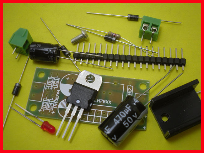 L7815 LM7815 三端稳压器模块 15V稳压模块套件 稳压电源模块