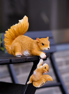 花园庭院动物摆件可爱民宿窗台