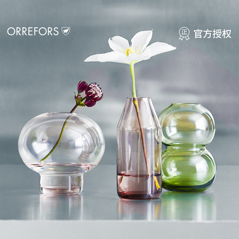 Orrefors水晶创意手工桌面花瓶