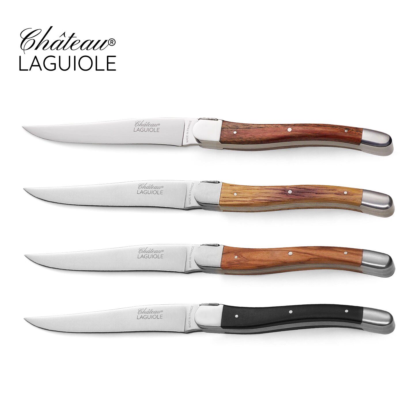 法国进口Chateau Laguiole牛排刀西餐刀酒店不锈钢餐刀树脂木手柄