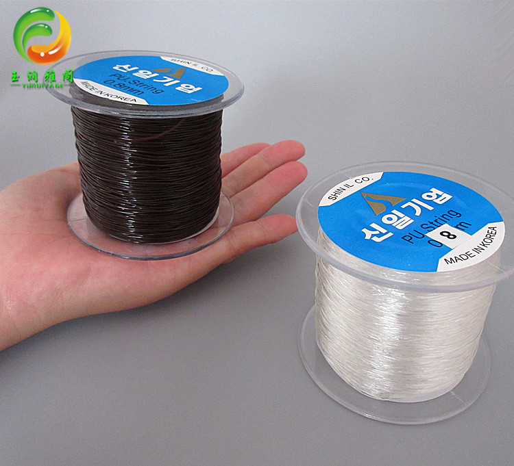 韩国进口圆形透明串珠diy水晶线