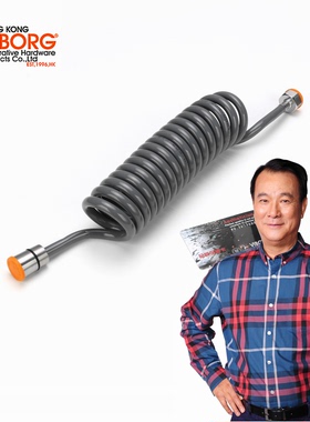 VIBORG 弹簧妇洗器进水管马桶喷枪软管电话线伸缩软管屁股冲洗管