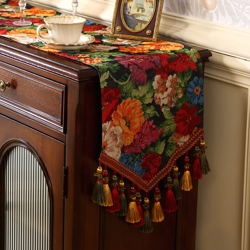 艾琳思特美式复古桌旗茶几旗