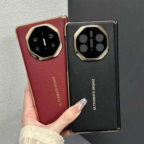 秒变xt非凡大师适用华为matex6折叠屏手机壳x3新款高档商务皮质中轴保护matex5典藏版全包超薄镜头防摔保护套