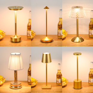 复古充电酒吧台灯户外露营桌面氛围灯小夜灯气氛灯长续航清吧桌灯