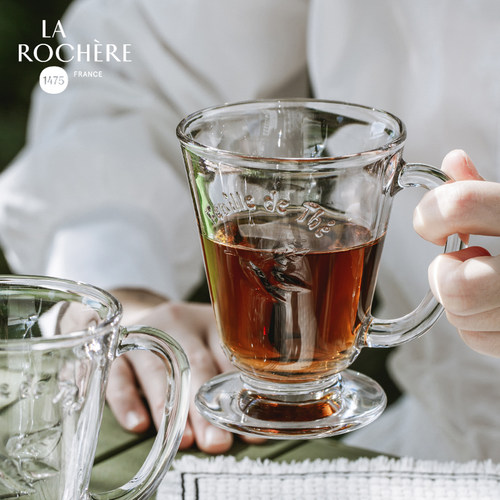 LaRochere玻璃否法国马克杯茶杯