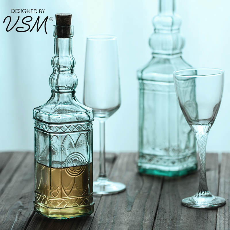 西班牙进口高档酒瓶轻奢玻璃密封