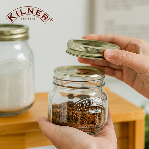 英国kilner糖罐玻璃透明密封罐罐