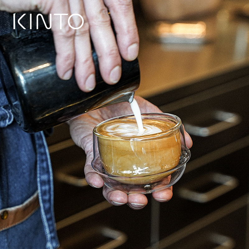 日本KINTO双层耐高温玻璃杯