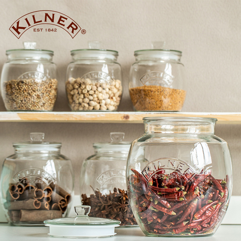 香料收纳盒英国kilner玻璃密封罐
