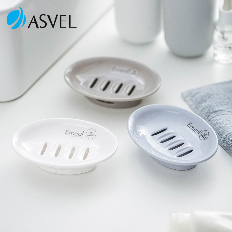 日本进口ASVEL肥皂盒家用高档