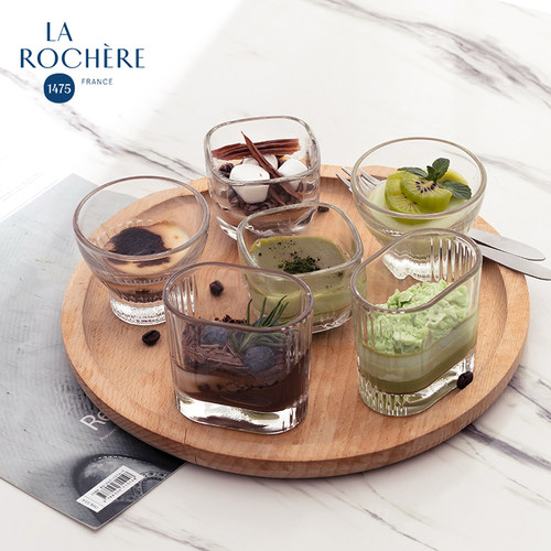 LaRochere法式刻花玻璃甜品碗