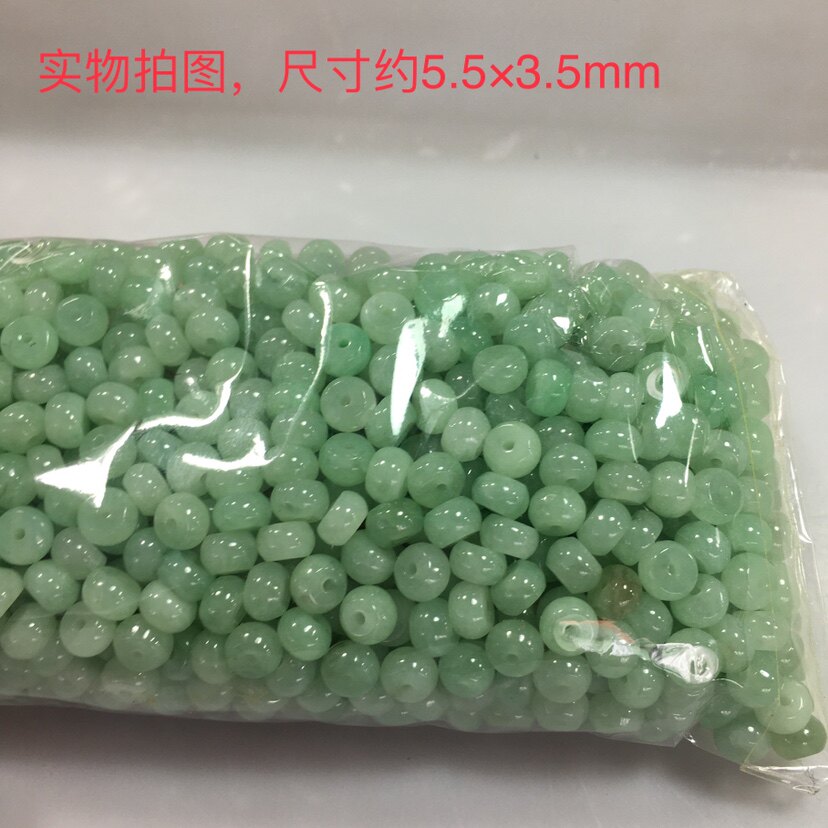 天然翡翠A货冰糯种浅绿色晴水色